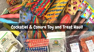Cockatiel & Conure Toy and Treat Haul (Part 1) | BirdNerdSophie